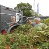 Karren vol met tuinafval